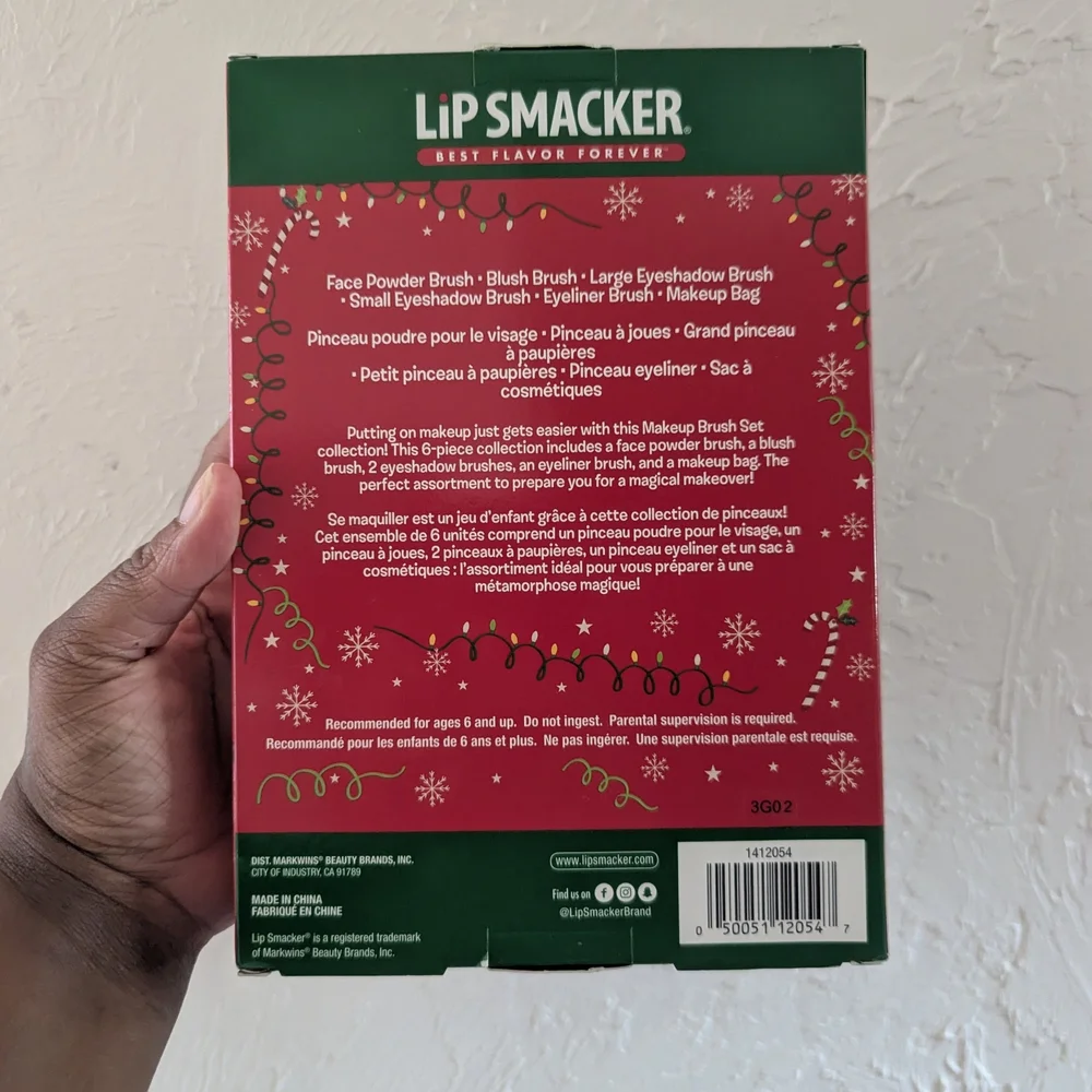 Lip Smacker Holiday Makeup Brush Set